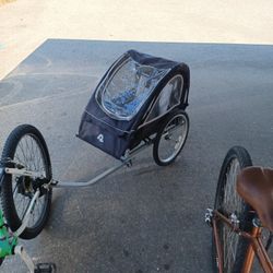 Retrospec Bike Trailer Kid Single Black