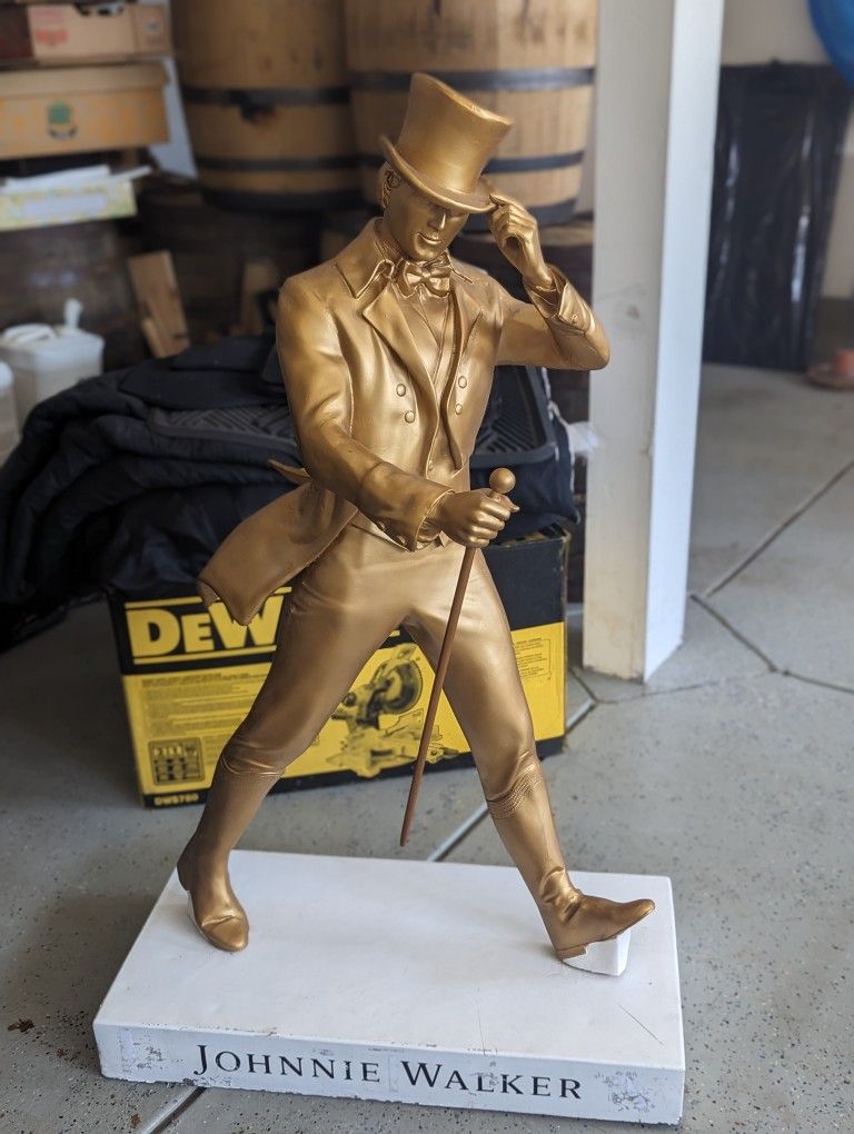 Johnnie Walker Statue Display