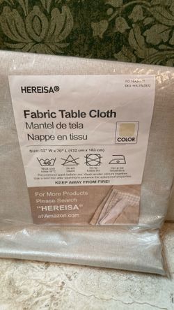 Hereisa Fabric Table Cloth