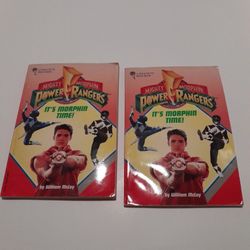 Vintage 1994 Power Ranger Books