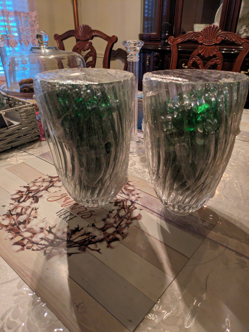 Vases With Marbles