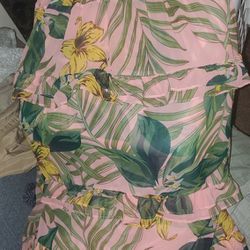 Brand New Tropical Sun Dress