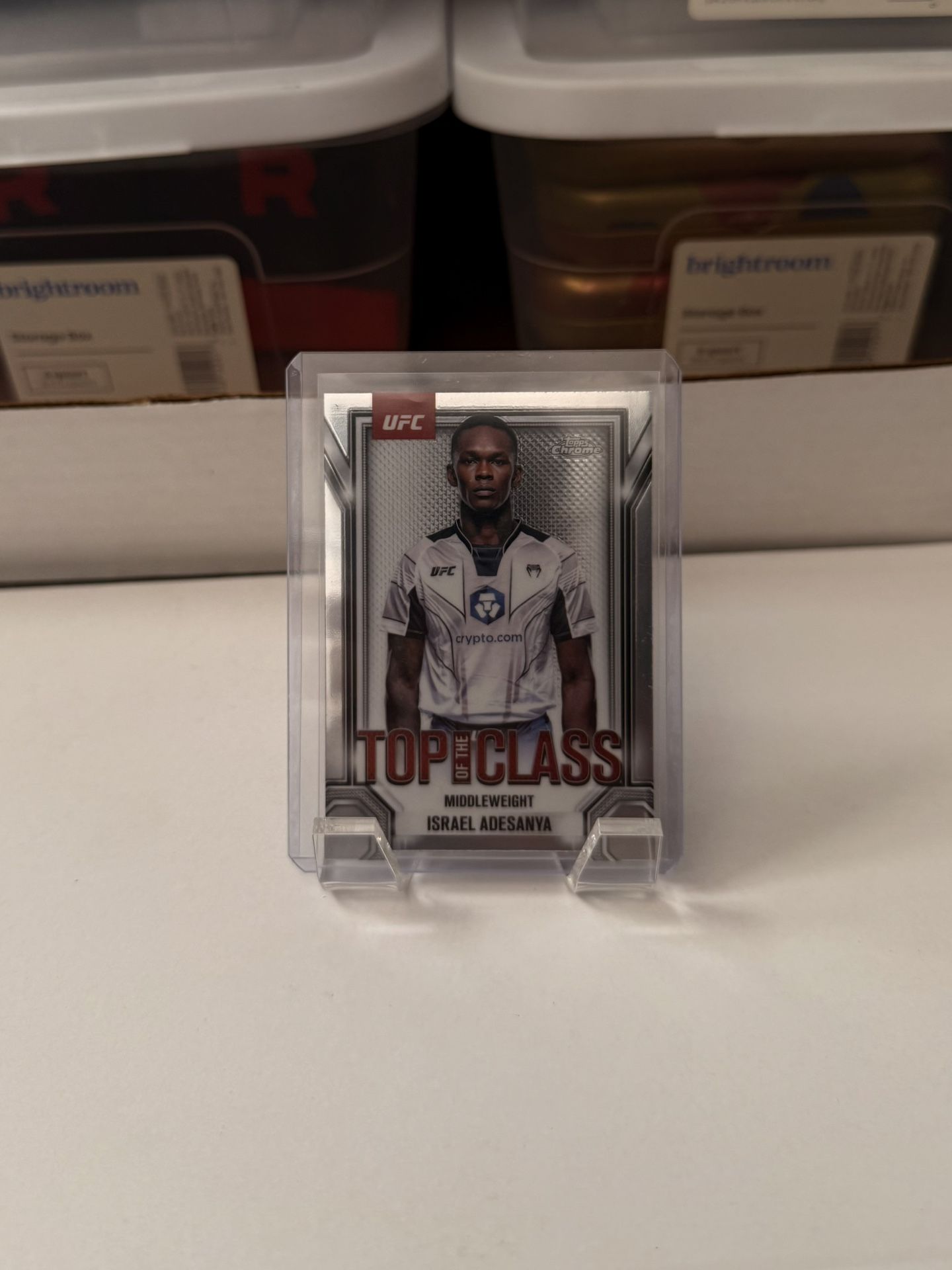 2025 Topps Chrome UFC Israel Adesanya Top of the Class