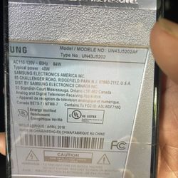 50” Samsung Television