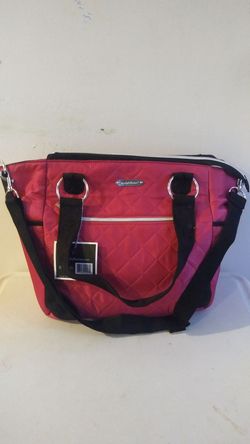 Pink diaper bag