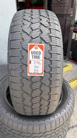 275-50-22 Bridgestone Dueler Full Used Tire Set $250 Free Mounting and Balancing