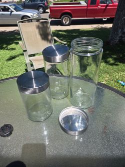 Set of Glass Storage Jars