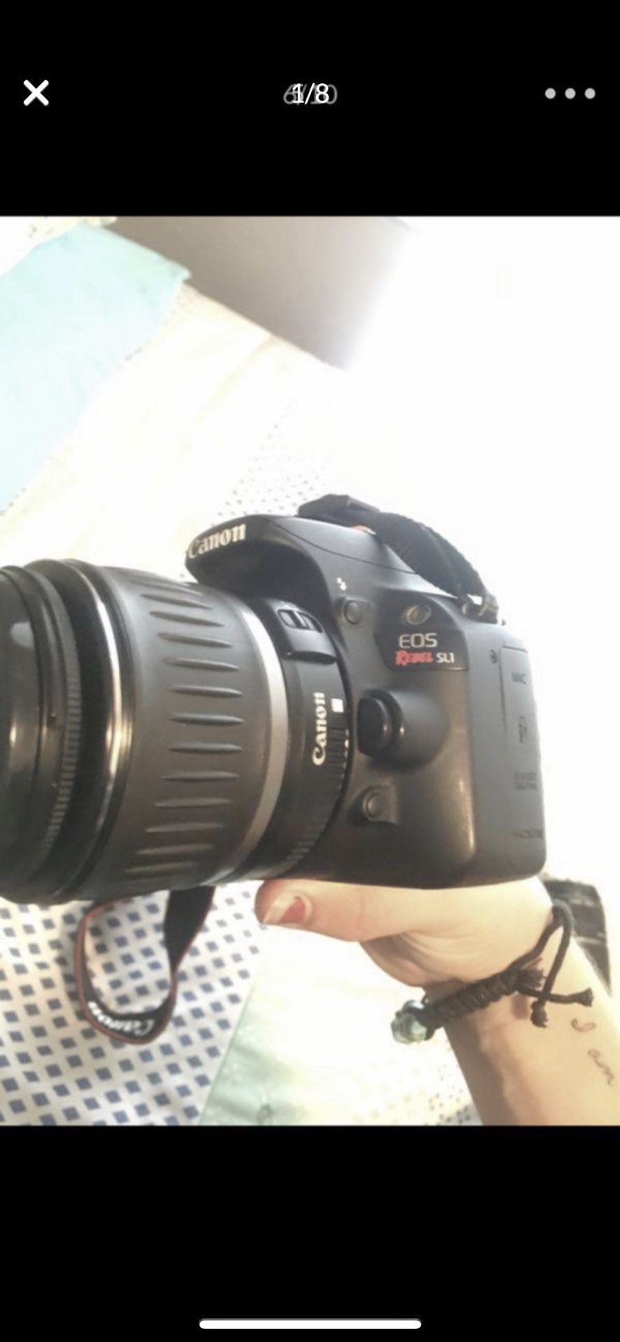 Canon EOS REBEL SL1 with two lenses & case!