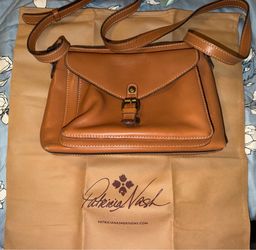 Patricia Nash Tan Leather Crossbody Bag