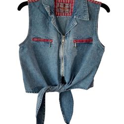 Revolt Certified Denim Vest - Size M