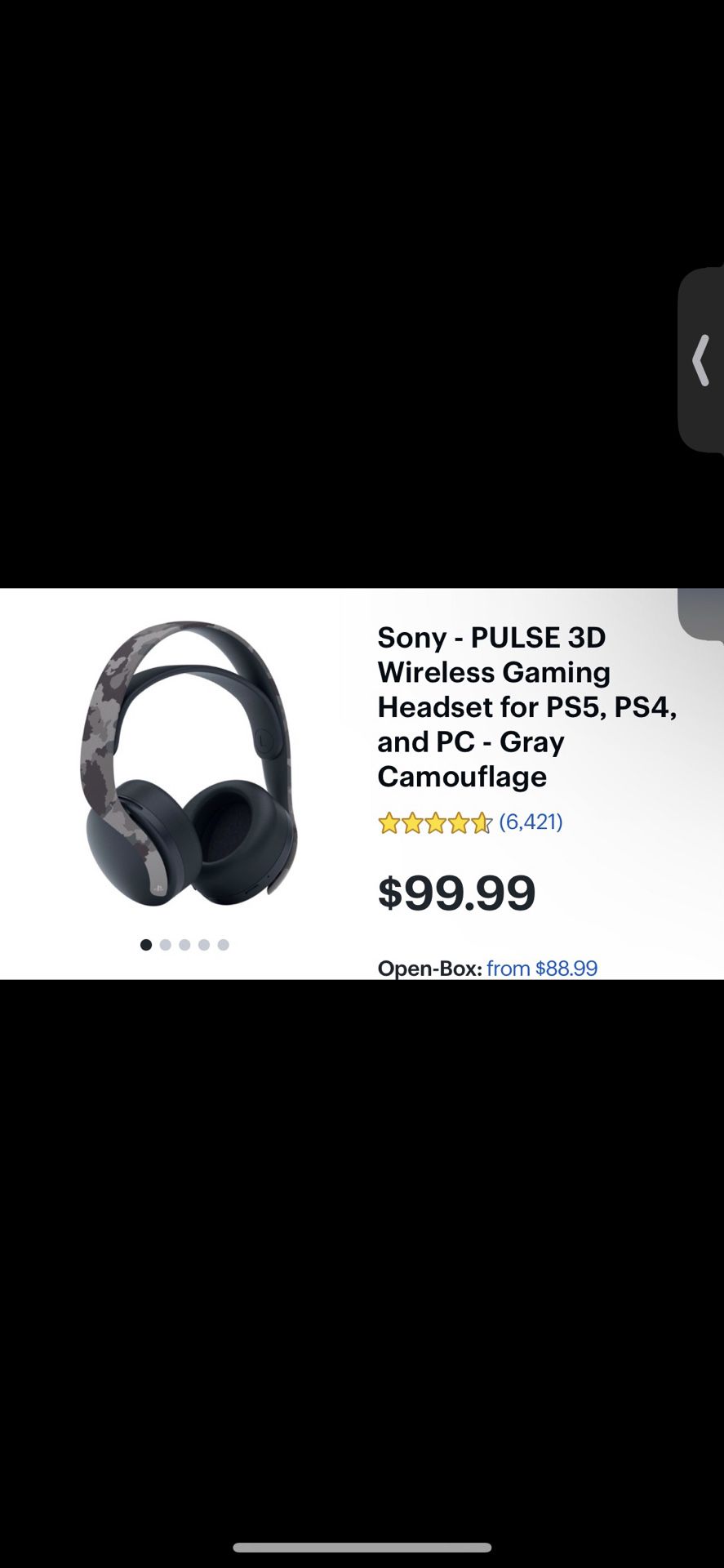 Sony Pulse Headphones 3D 
