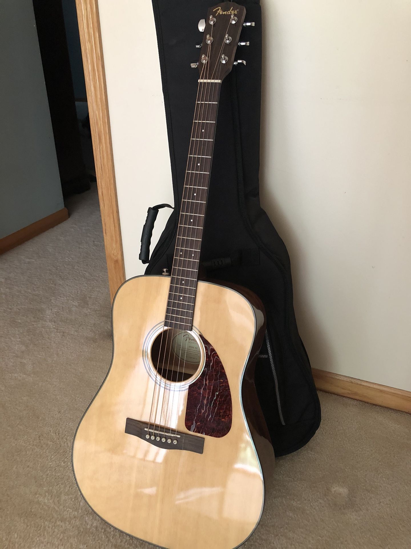 Fender Acoustic Guitar with Canvas Carrying Bag