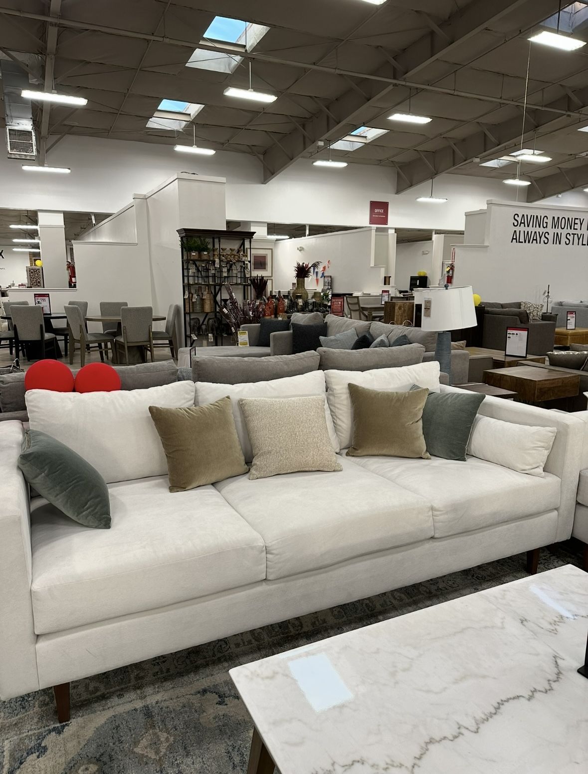 Spacious Modern Couch