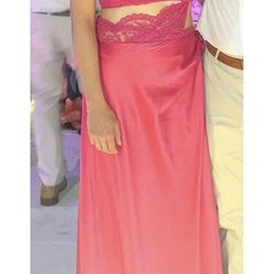 Vestido De Noche Rosa FiuchaSmall