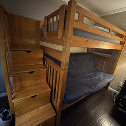 Twin Bed Loft Over Futon