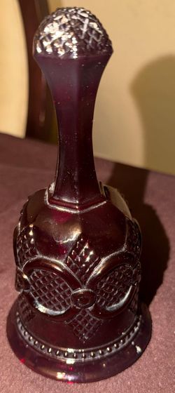 Ruby red glass figurines