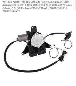 Left Side Power Sliding Door Motor Assembly for 2011-2017 Honda Odyssey 3.5L V6