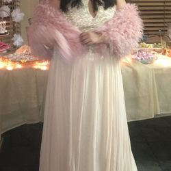 Champagne Formal Prom Dress