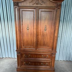 Stanley Solid Wood Armoire Cabinet