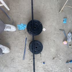 Barbell With Weights