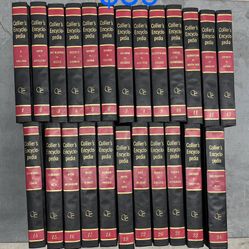 Vintage Set Of 1962 Collier’s Encyclopedias A-Z