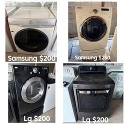 Gas dryer available from $200 great conditions and working properly