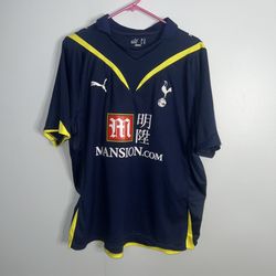 Tottenham Hotspur Jermain Defoe 3rd Jersey Mens XL Blue 2009 2010 Football Puma