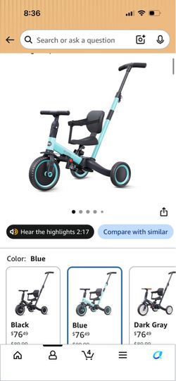 New Yoo 5 in 1 Tricycle