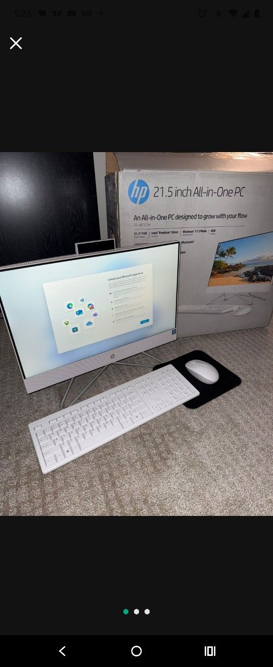 HP All-in-One Desktop • Clean • Aesthetic Setup