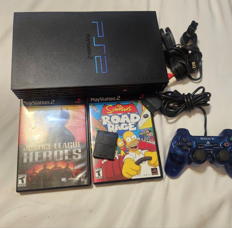Sony PlayStation 2 PS2 With 2 Games