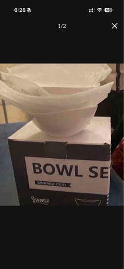 3-BRAND NEW-4oz Porcelain Bowls- BRAND NEW