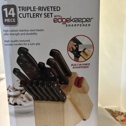 Faberware 14pc Cutlery Set In Wood Block