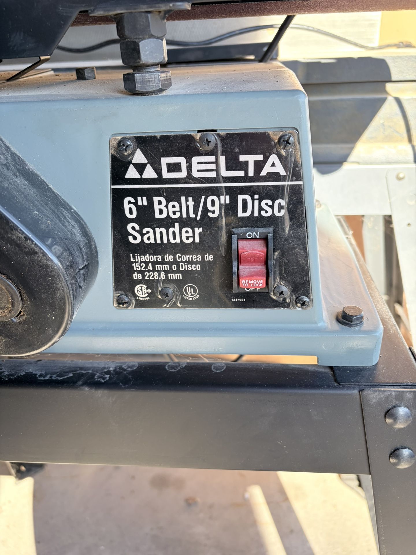 Delta Belt Sander 