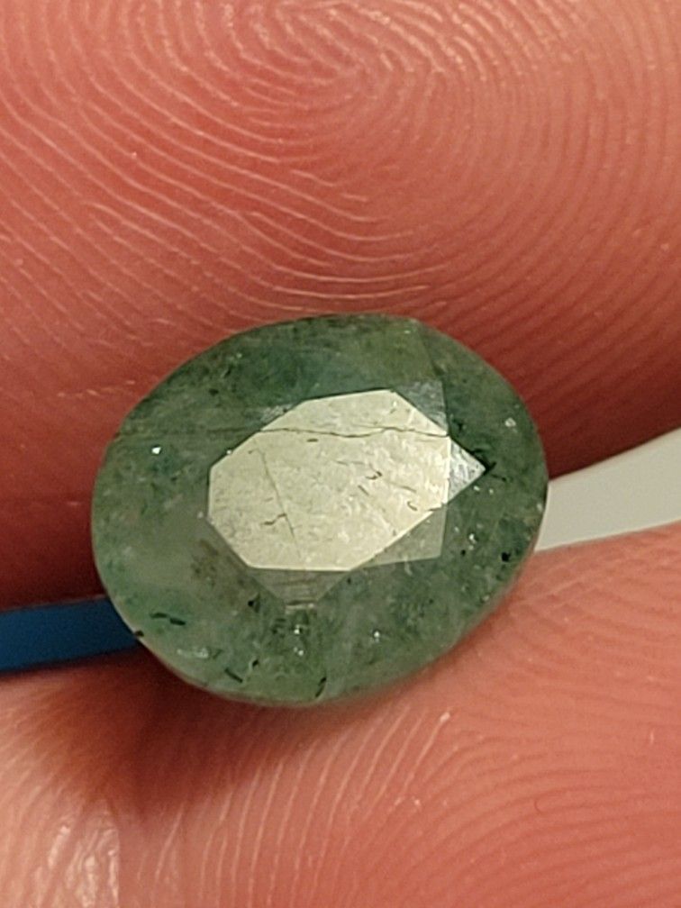 3.40ct Stunning Natural Oval Emerald // Zambia 