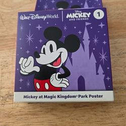 Mcdonald's happy meal.Walt disney world park poster