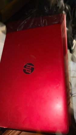 HP Laptop Red
