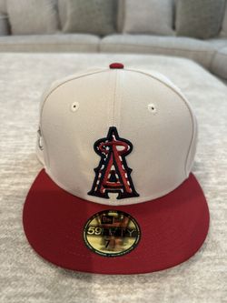 Brand New Los Angeles Angels Independence Day 59Fifty New Era Fitted Hat Size 7 1/2