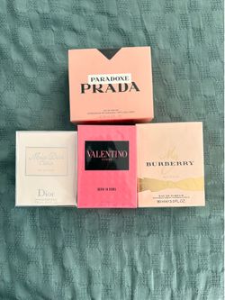 Valentino born in Roma, my Burberry, Prada and Dior colognes
