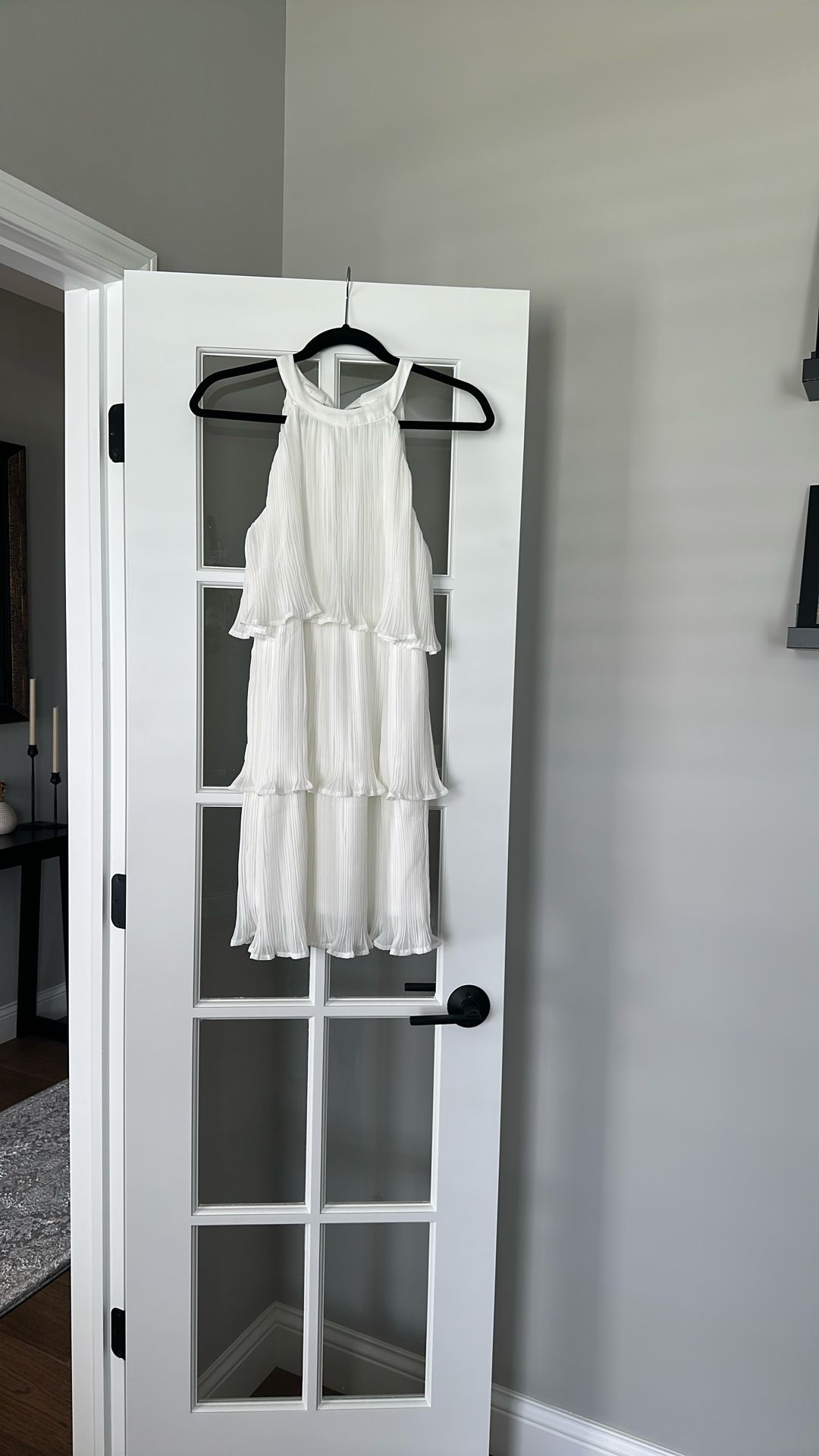 New White Zesica Dress