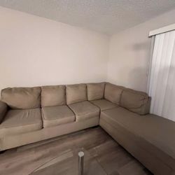 Beige Sectional Couch