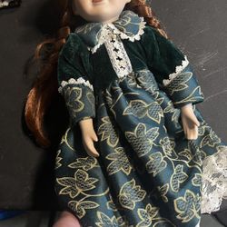 Timeless Treasures Katherine Collections 16" Porcelain Doll 2002 “IRISH”