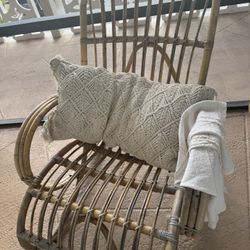 Rattan Boho Accent Chair