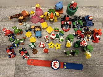 Super Mario Bros - Watch & Figurines 