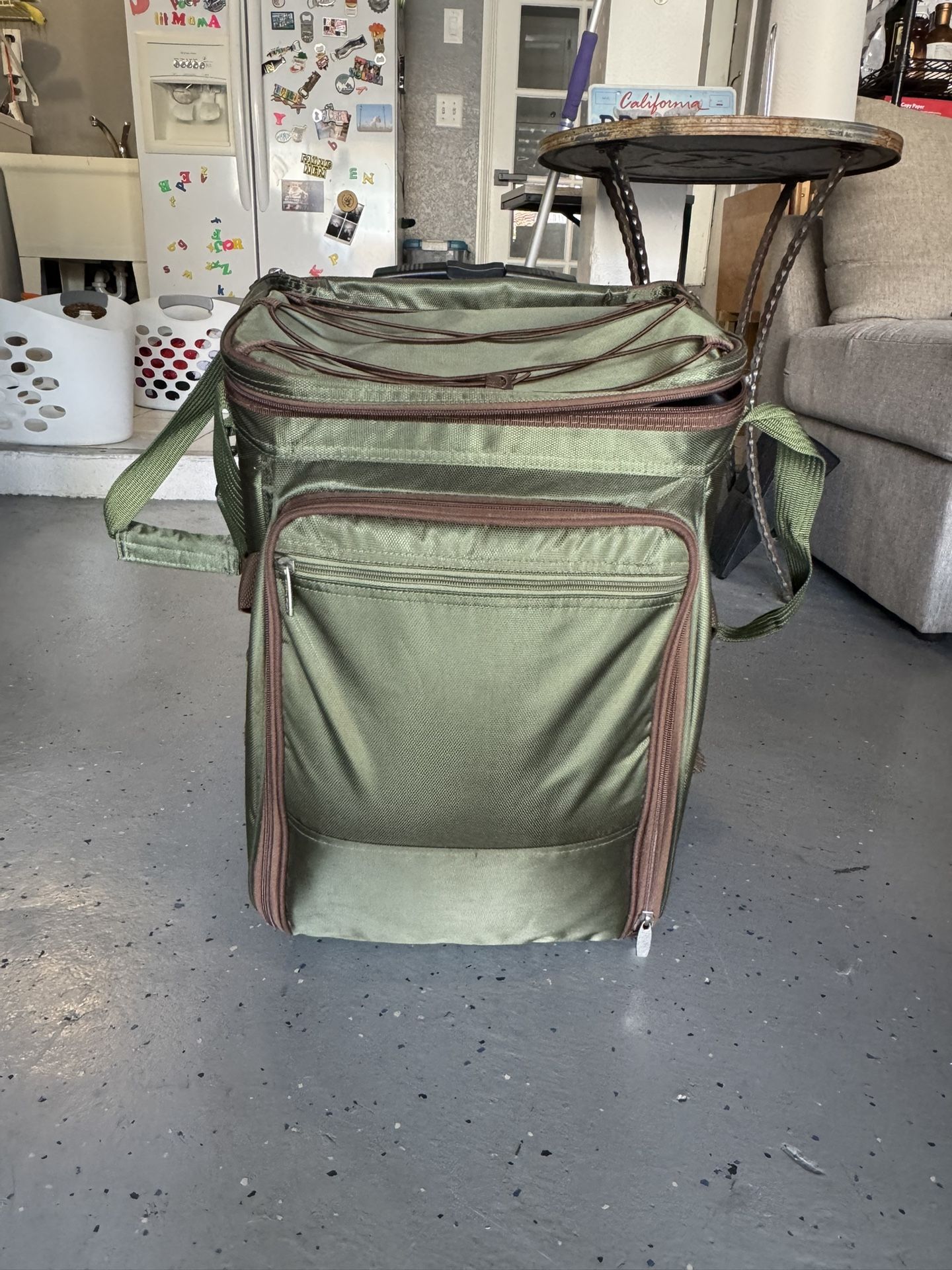 Picnic Cooler With Full Dining Set - NEVER USED