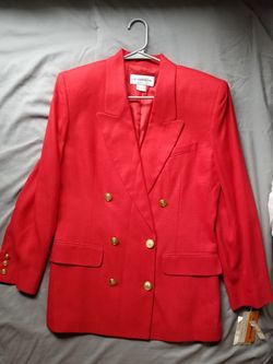 Liz Claiborne Red Blazer sz 8