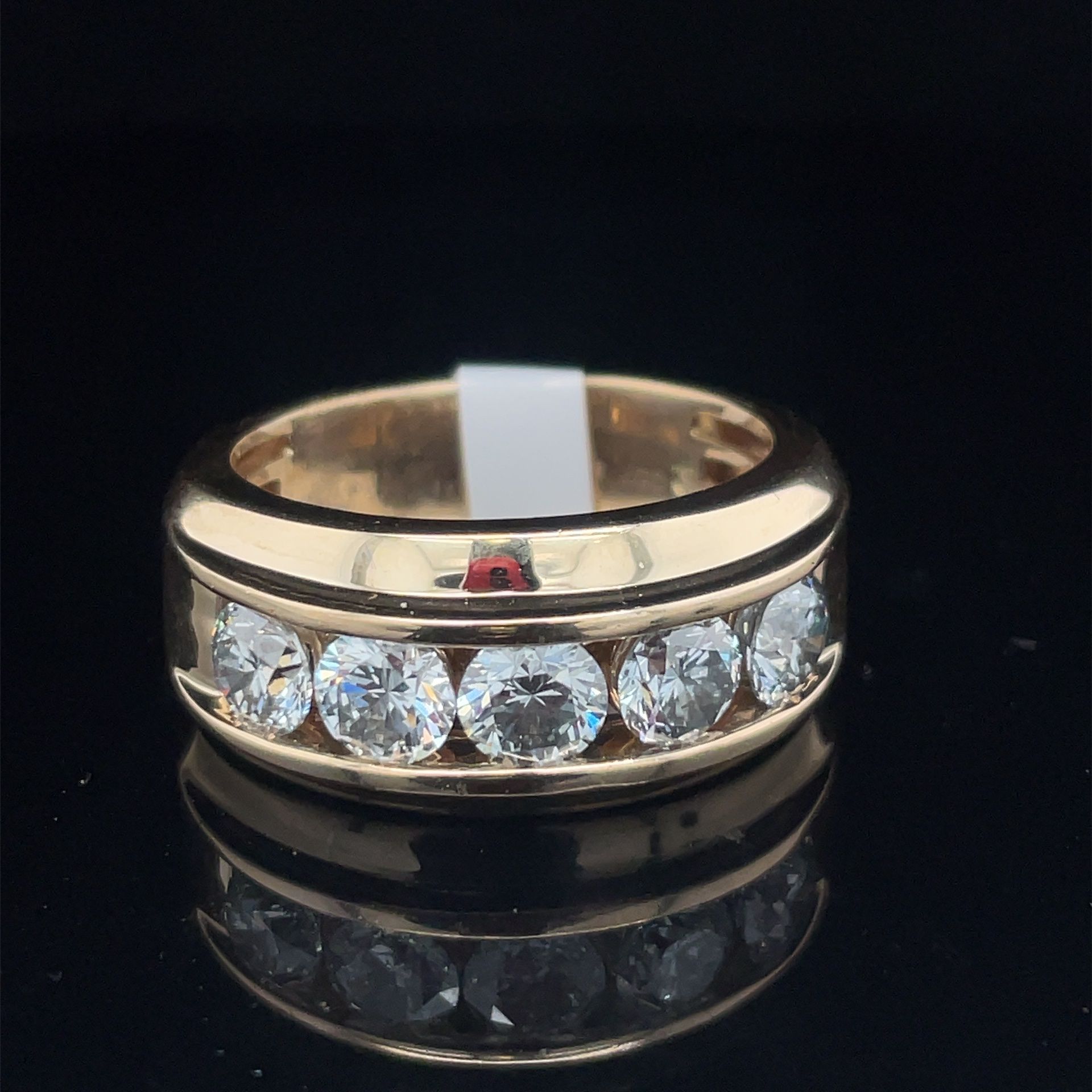 14KT Yellow Gold Lab Made Diamond Ring 16.00g 2.75CTW Size 11 174225