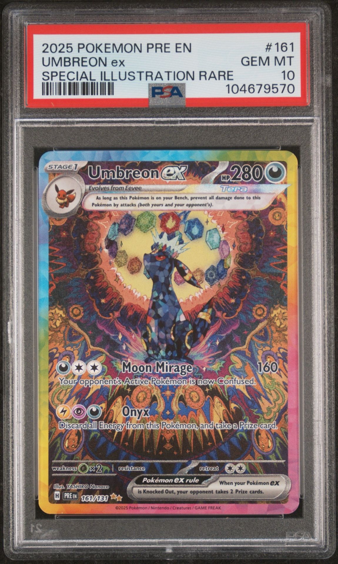 Umbreon ex Evolutions 161/131 PSA 10