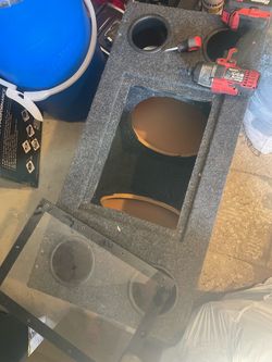 Subwoofer box for two 12s $80