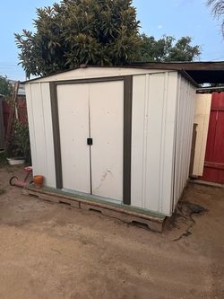 Free metal storage shed  8 ft. x 6 ft