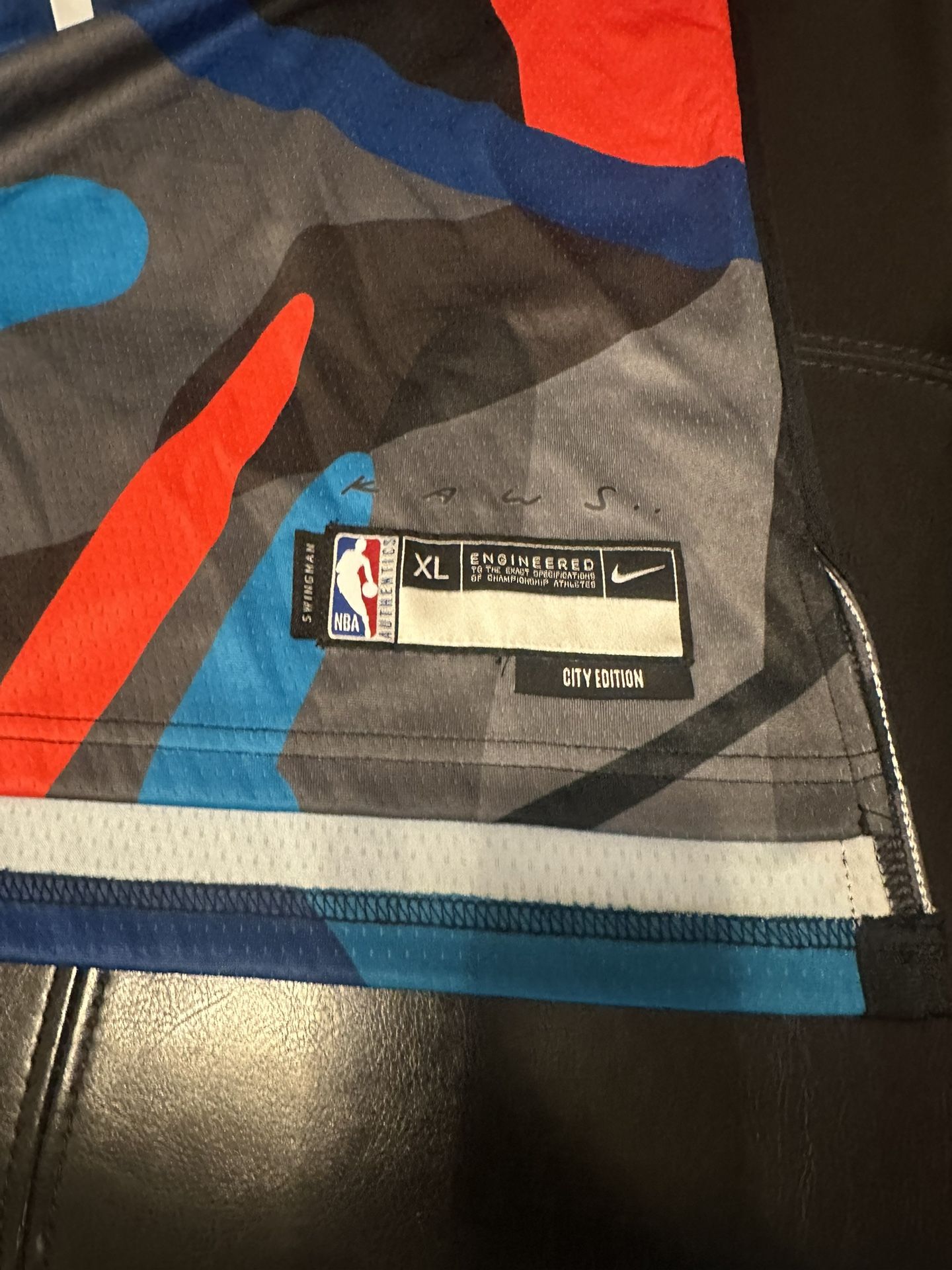Nike X KAWS Brooklyn Nets 2023/2024 Mikal Bridges City Edition Swingman Jersey